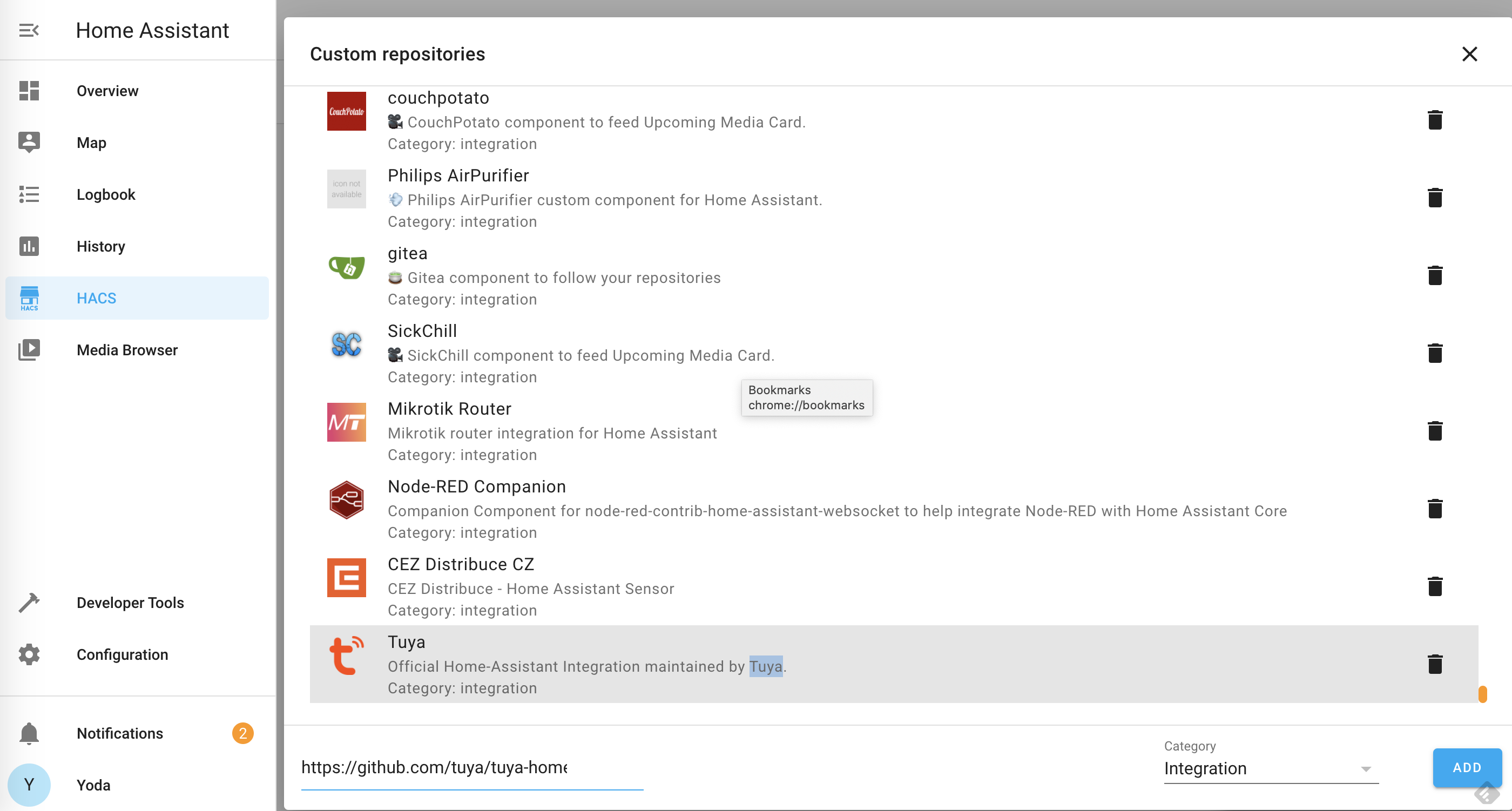 Home Assistant custom integration for controlling Powered by Tuya (PBT