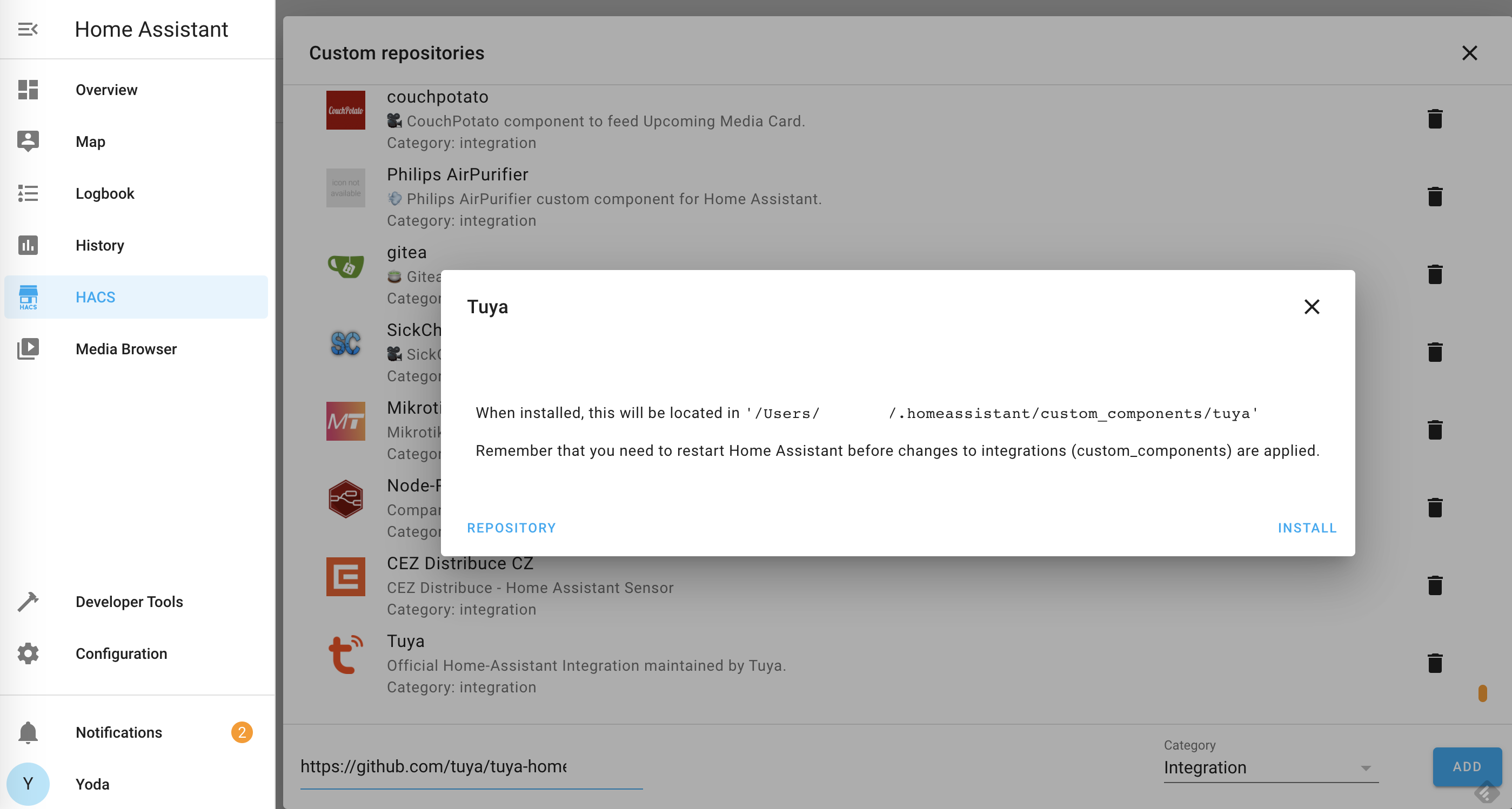 Home Assistant custom integration for controlling Powered by Tuya (PBT