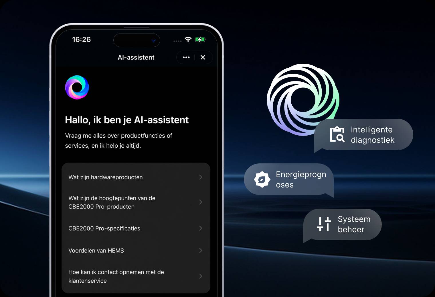 Adaptieve AI-energieassistent