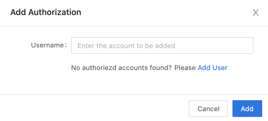 Authorize the user