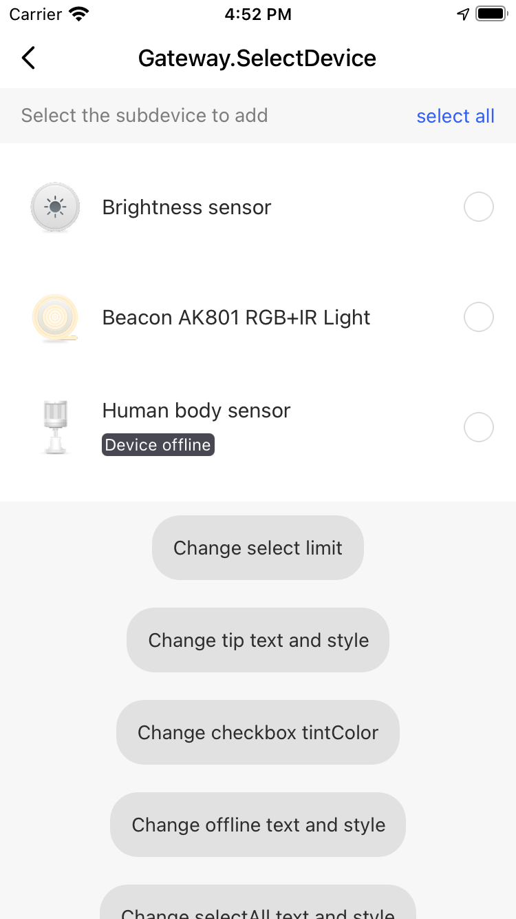 Device Selector