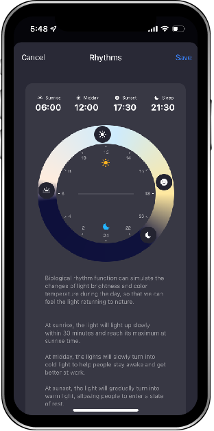 Biorhythm Lighting