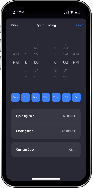 Cycle Timing