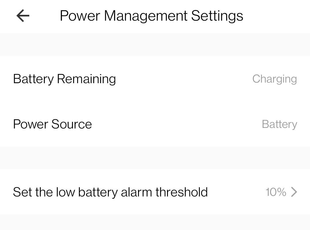 Low Power Camera