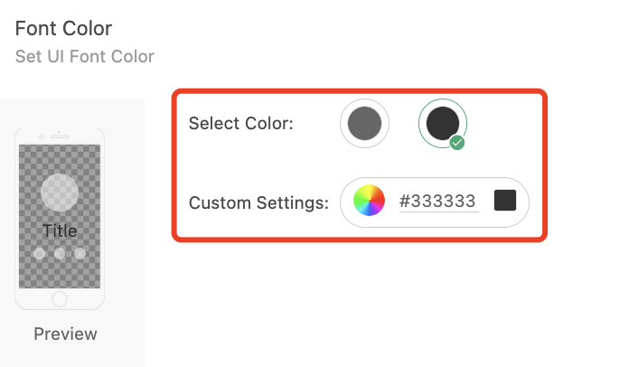 Configure Control Panel