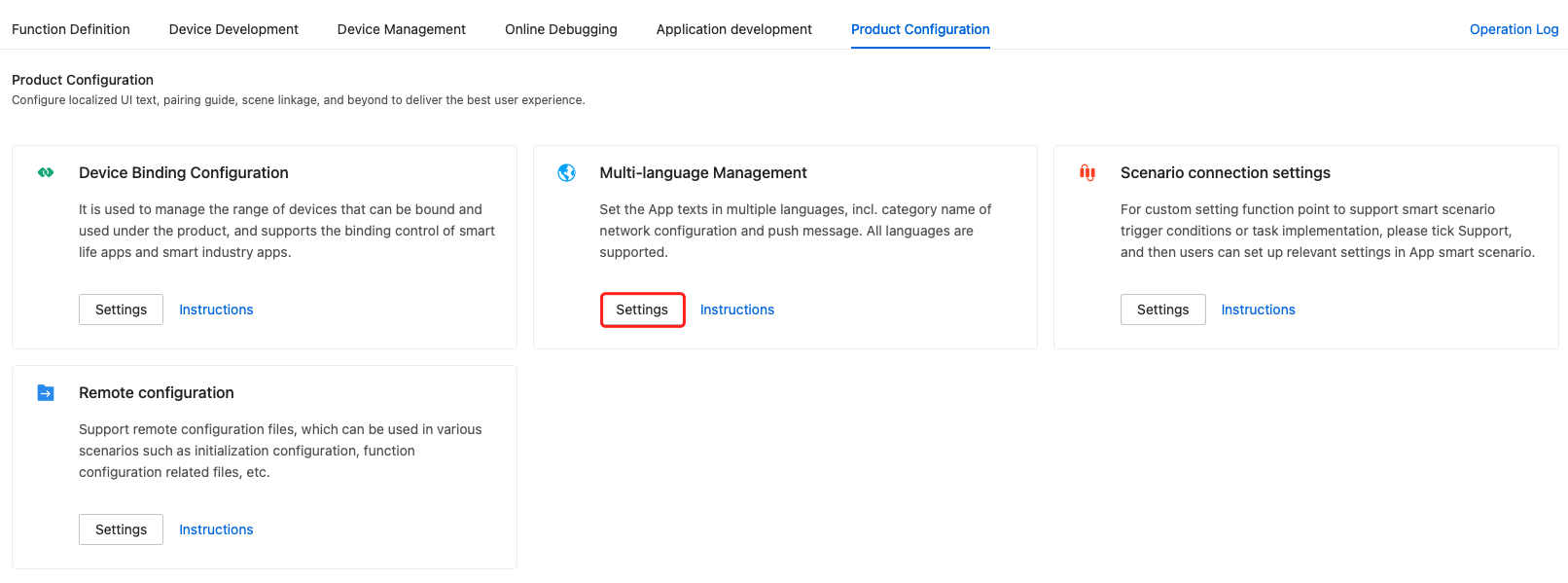 Multi-Language Management