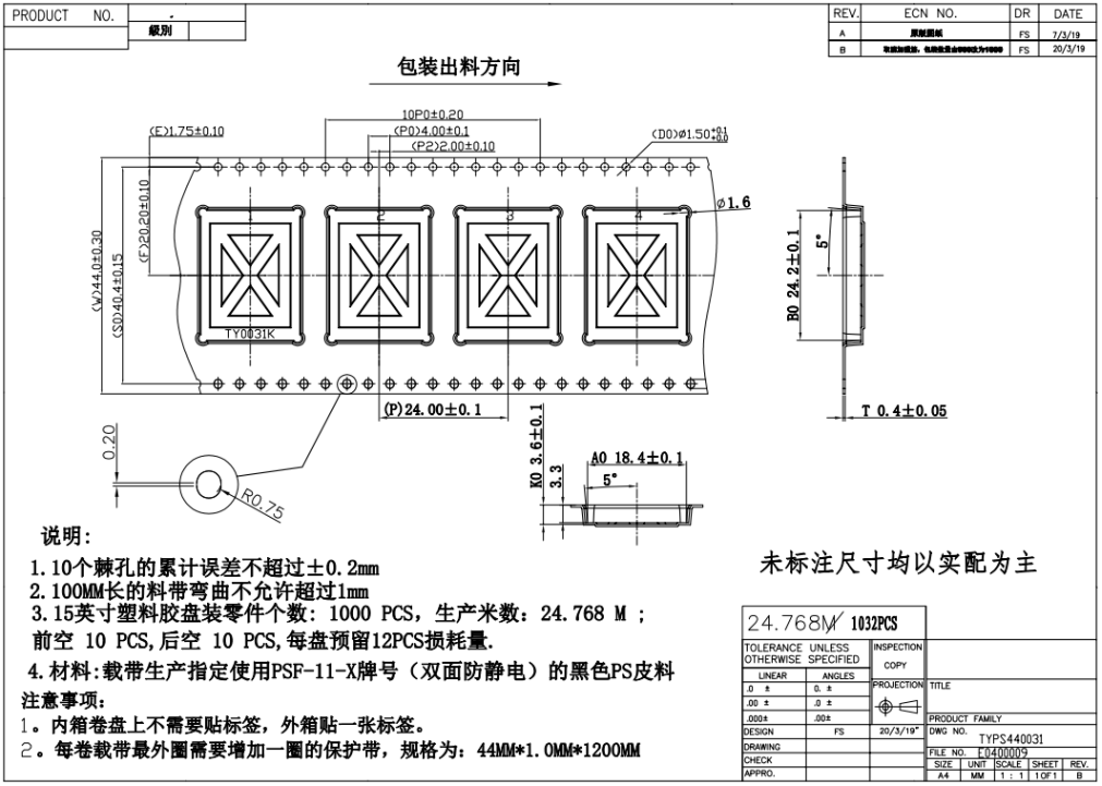 卷带包装