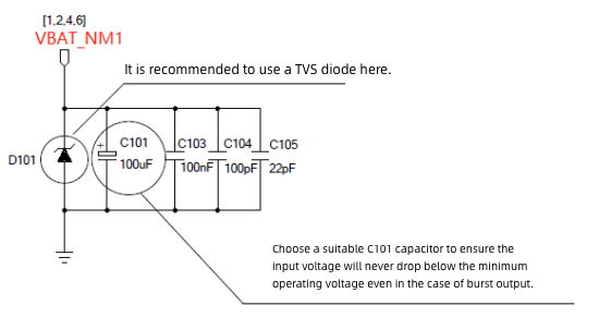 VBAT circuit