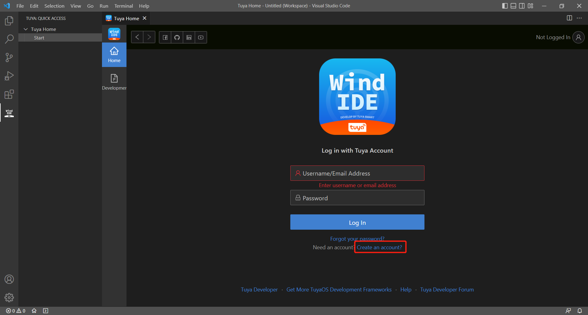Tuya Wind IDE Features