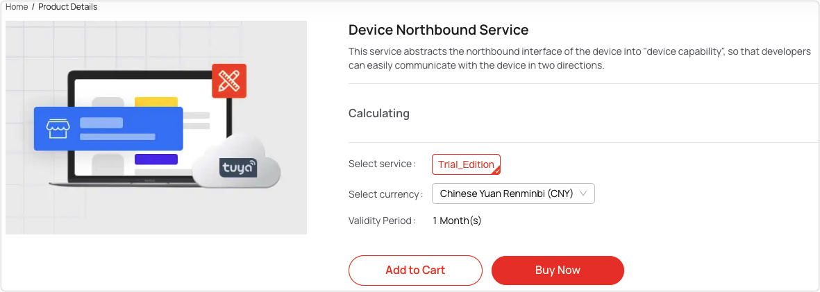 Request Device Northbound Service-Tuya Developer Platform-Tuya Developer