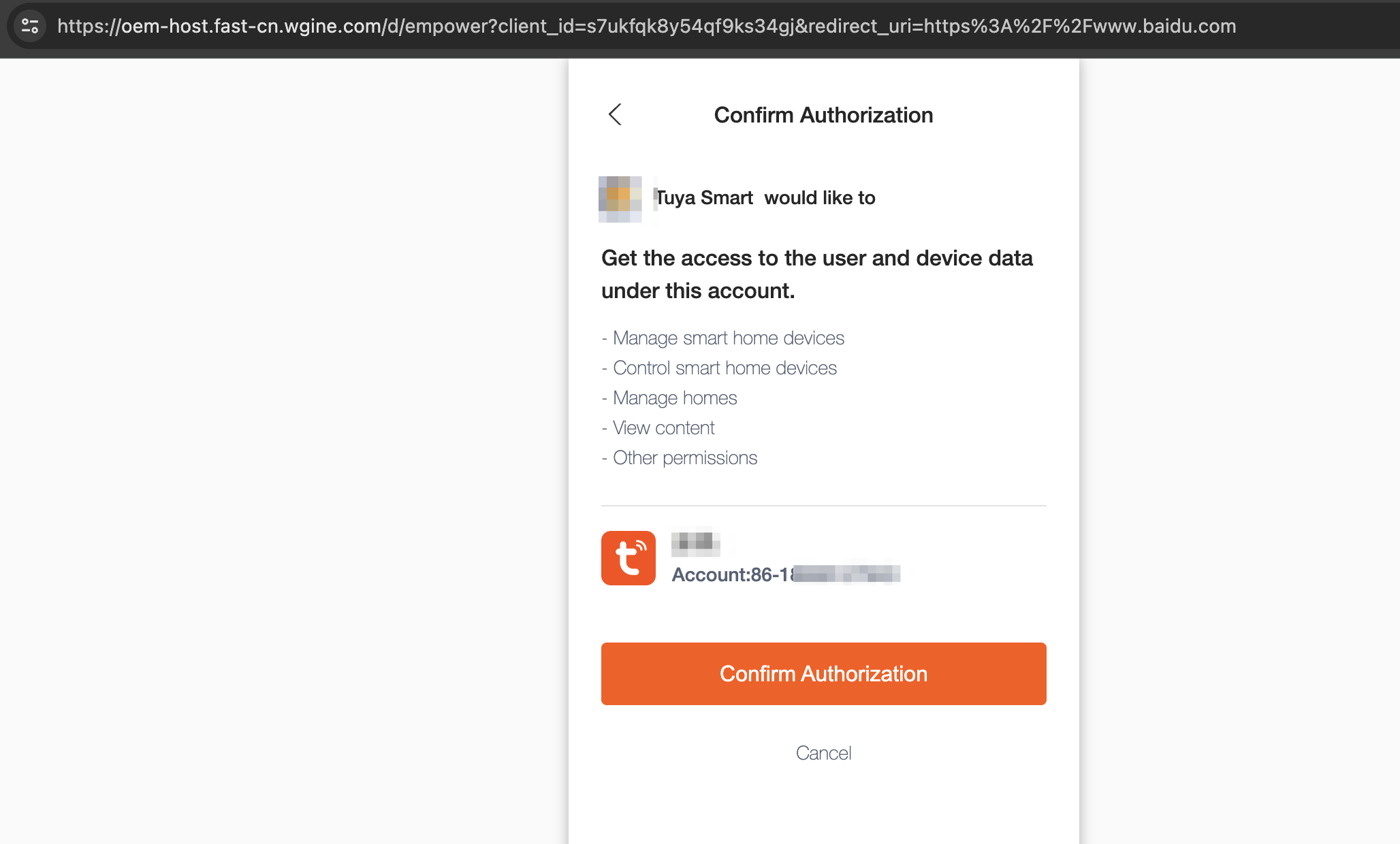 OAuth 2.0 Authorization Flow