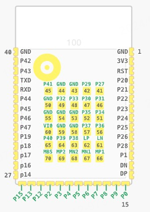 Pins on module