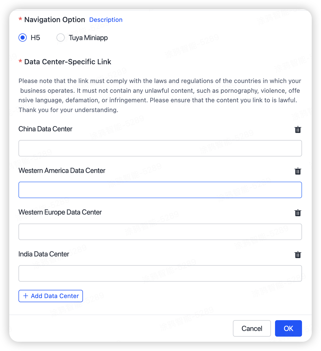 Configure Feature Redirect