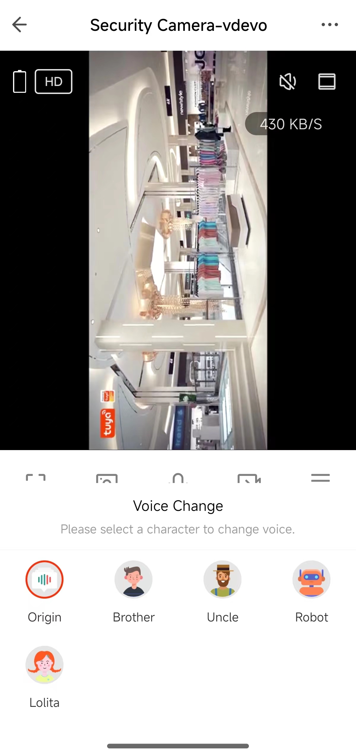 Voice changer