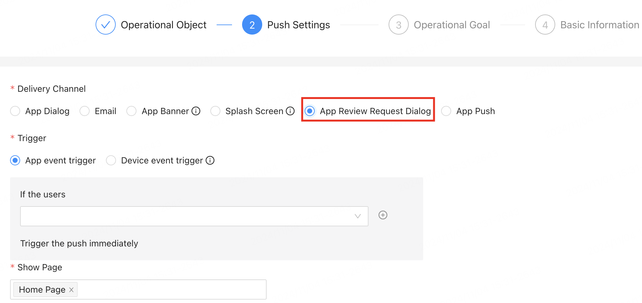 Create an App Review Request Plan