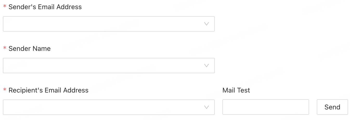 email sender configuration