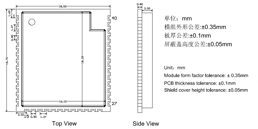 T5-E1-IPEX 模组硬件设计