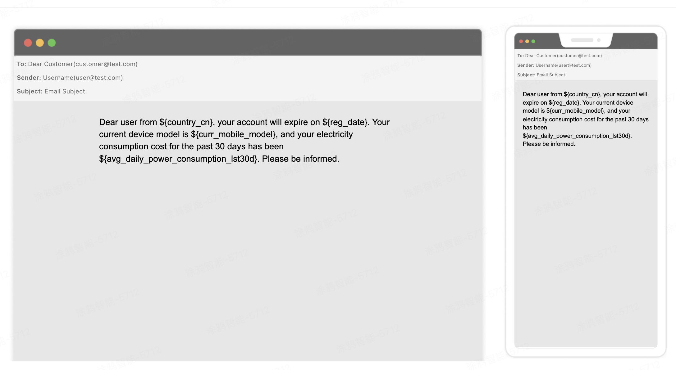 Edit email templates