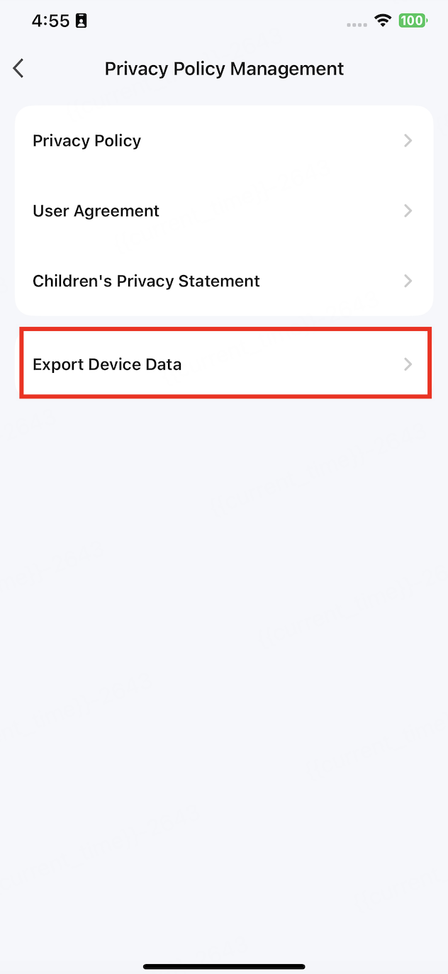 Device data