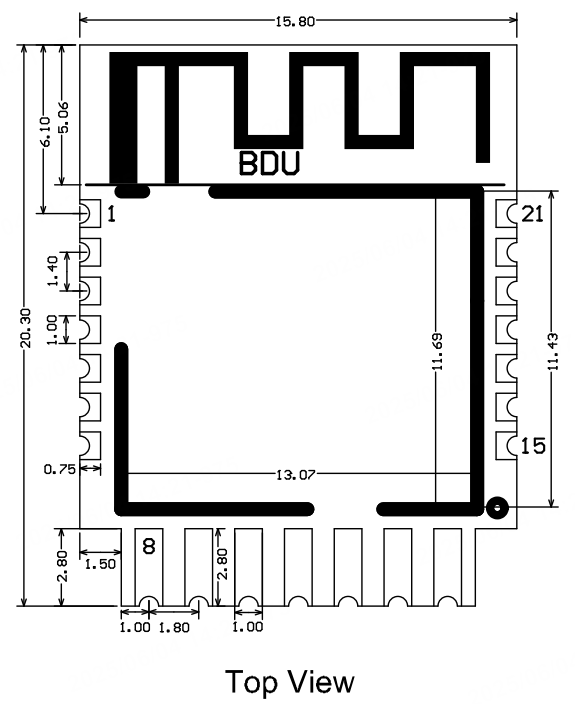 Top view