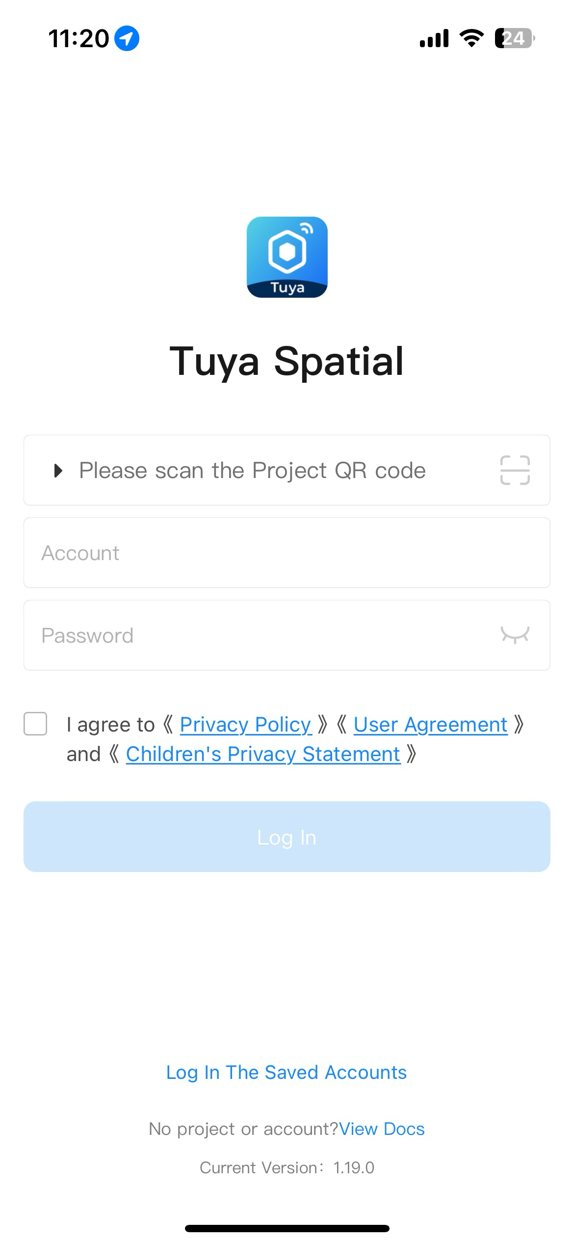 Login to App