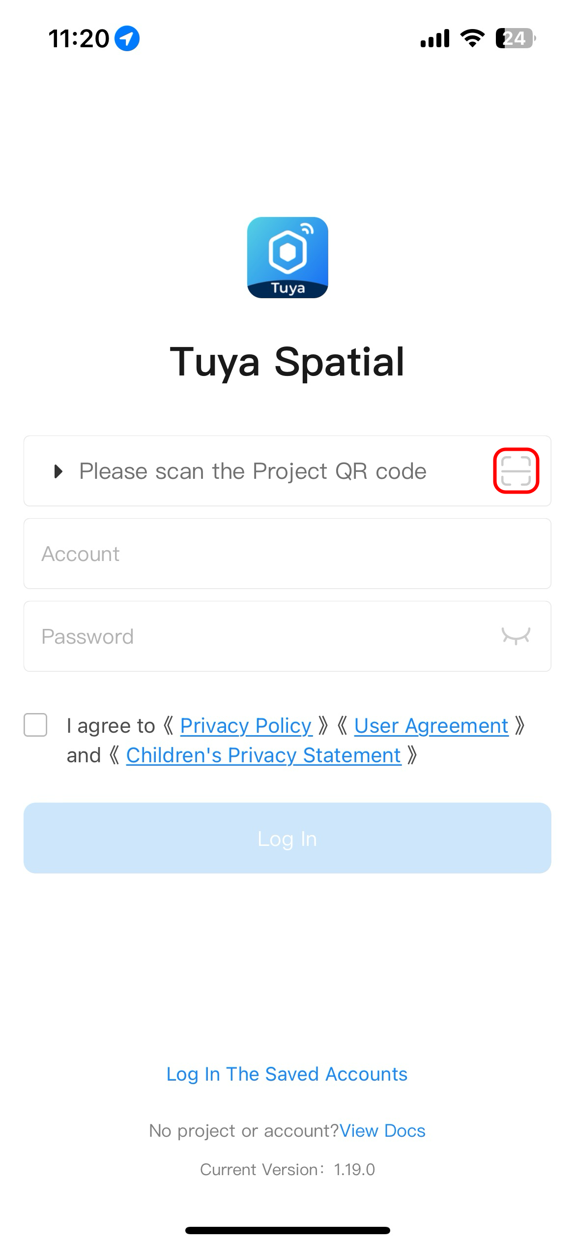 Login to App