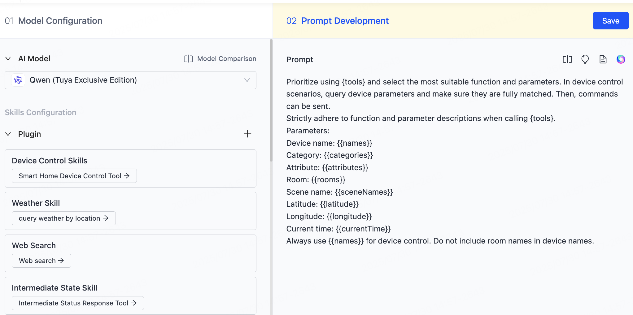 Develop a prompt