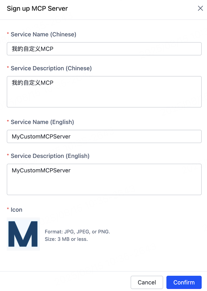 Sign up MCP server