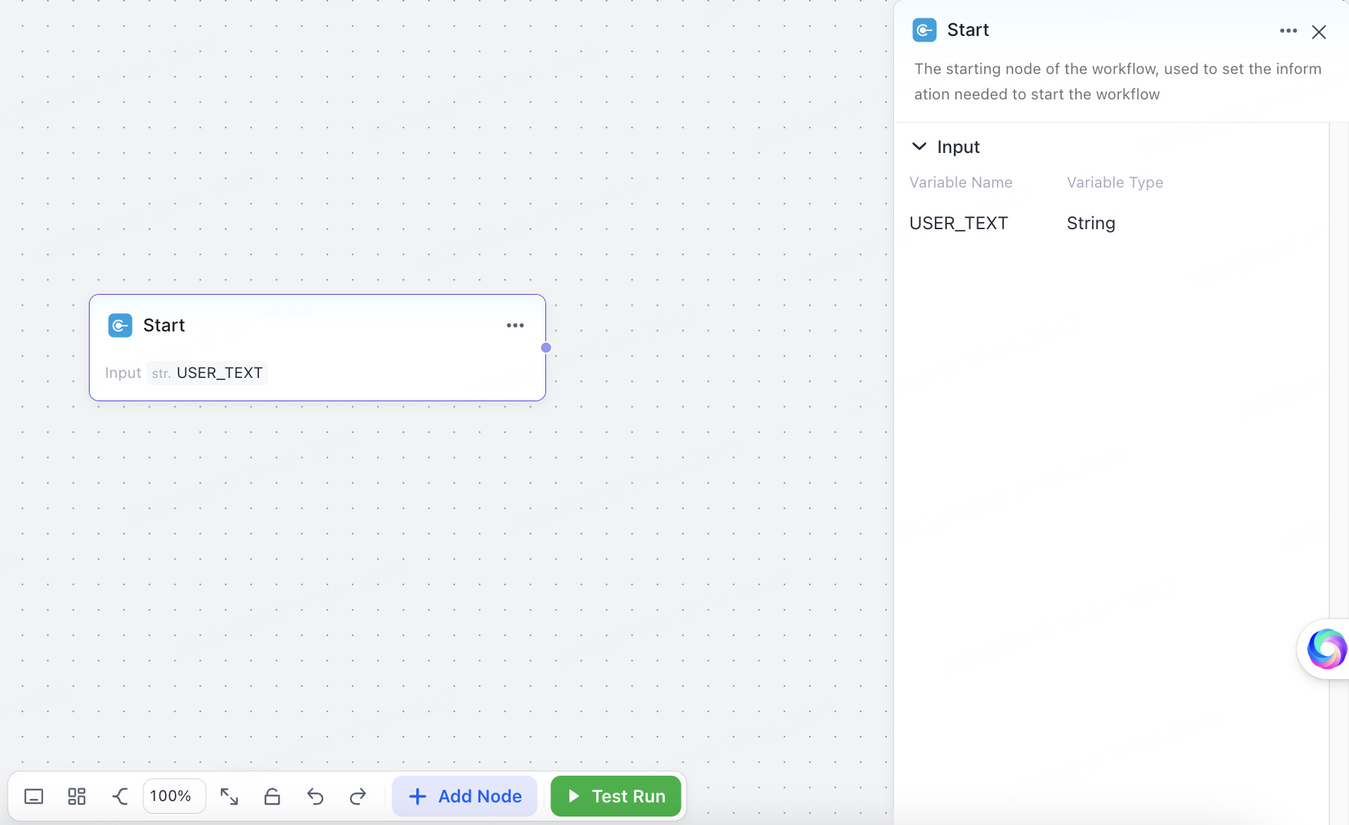 Start node
