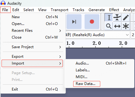 Raw data