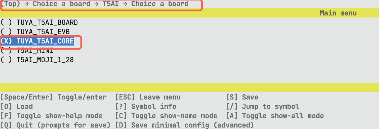 Select development board