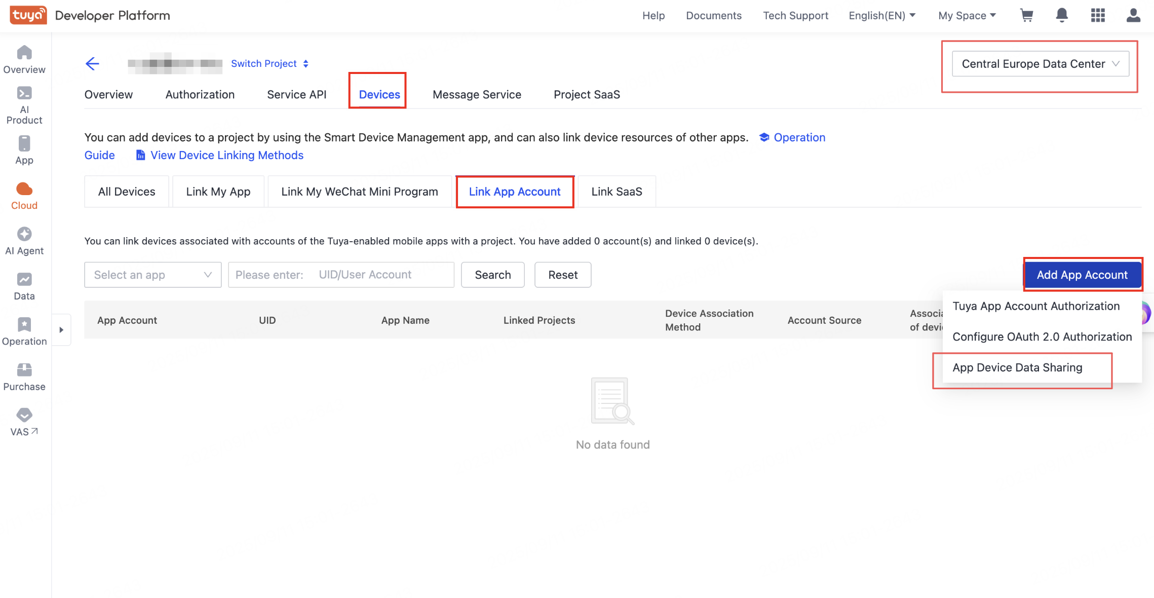 Device data sharing