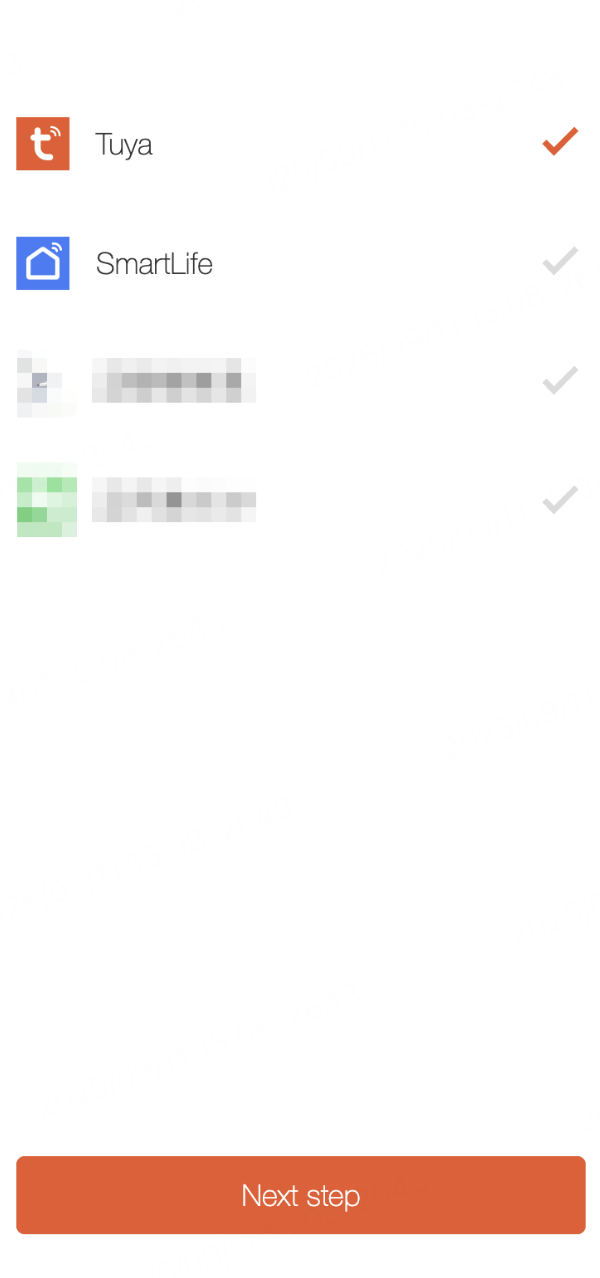 Select app