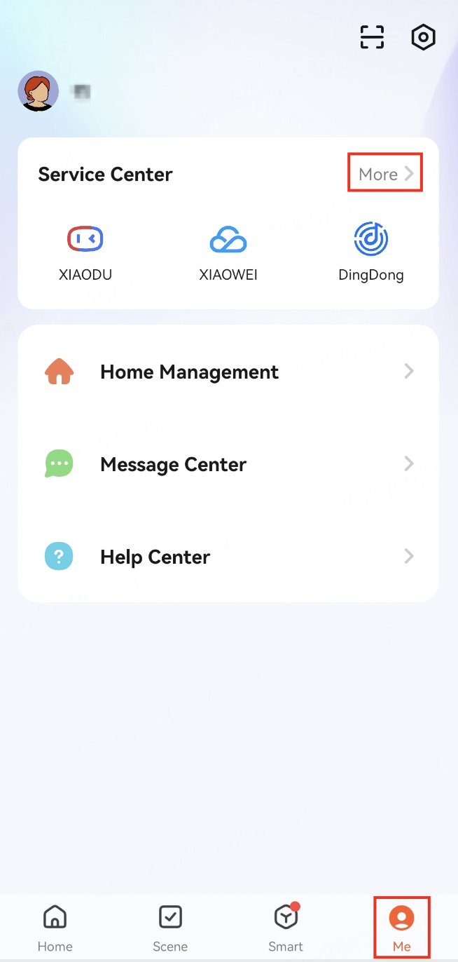 Service center