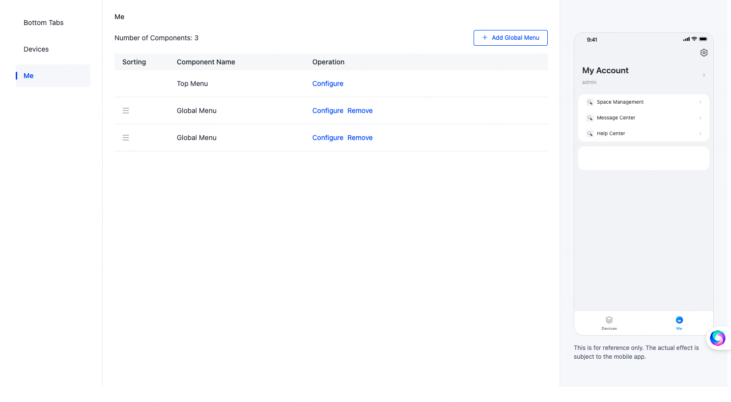 Configure UI Interaction