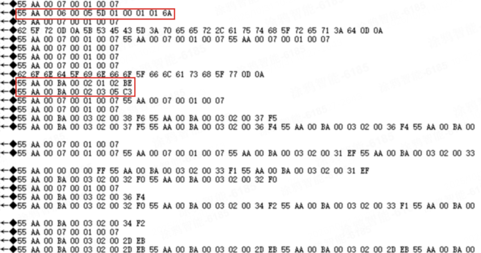 Send by Bluetooth LE device