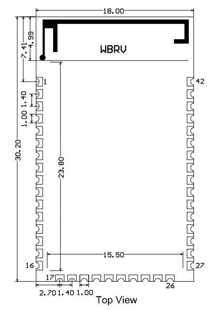 WBRV 模组规格书