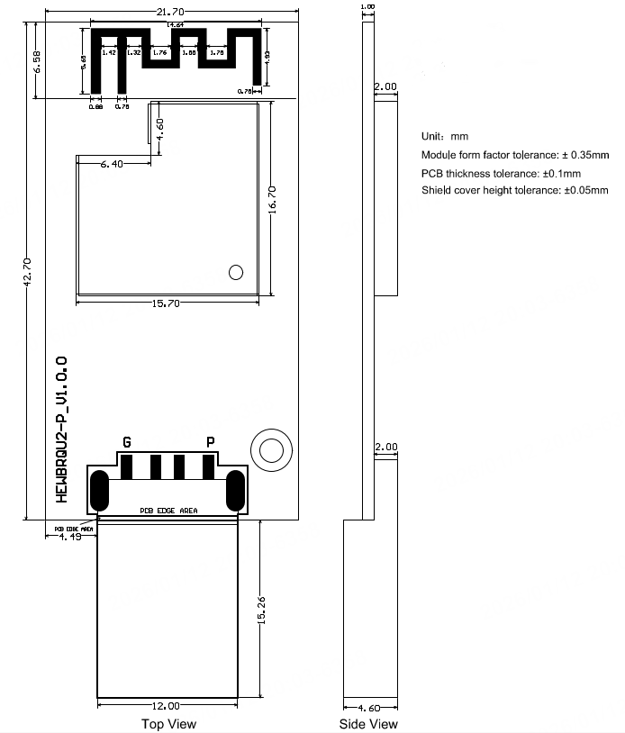 HEWBRQU2 Module Datasheet