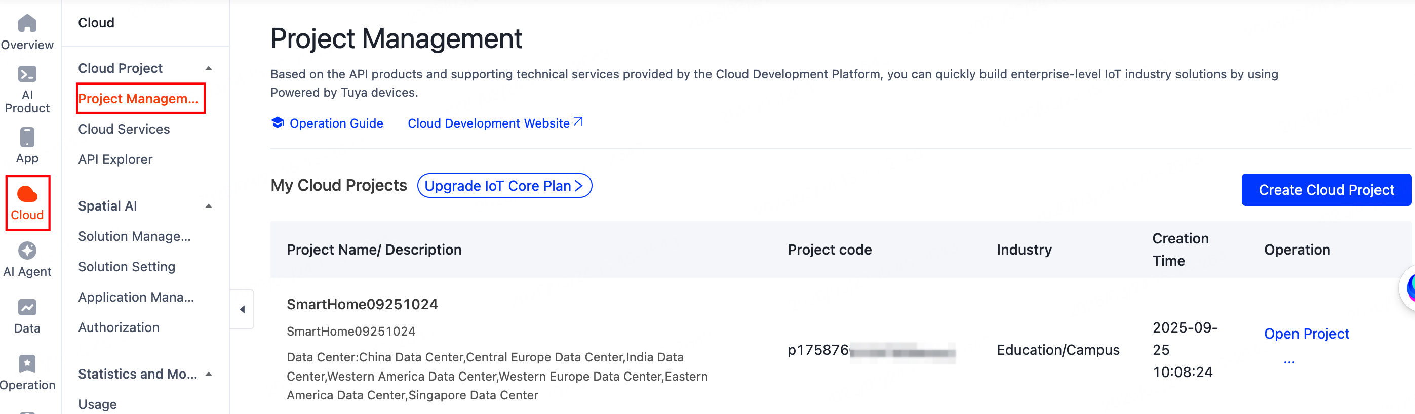 Request Tuya Cloud API Key