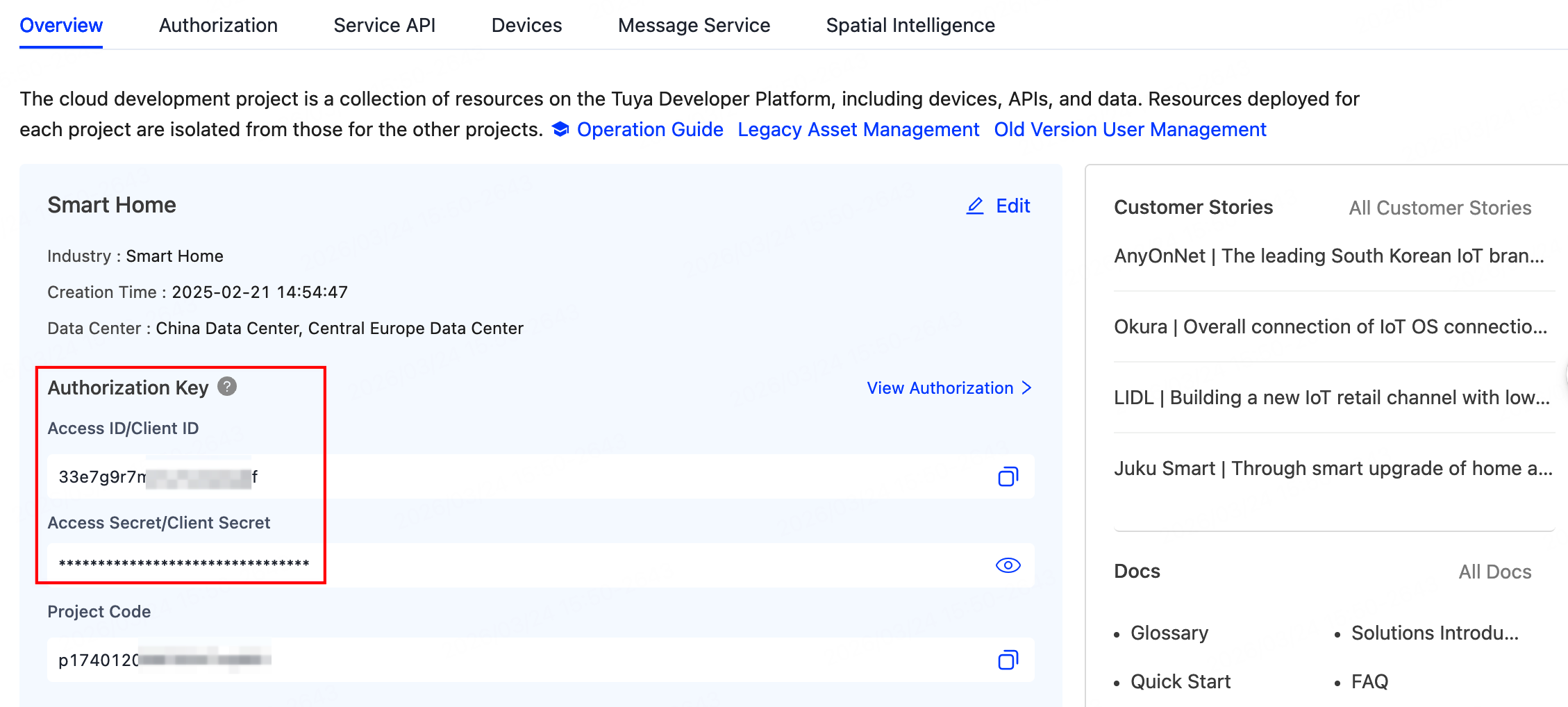 Request Tuya Cloud API Key