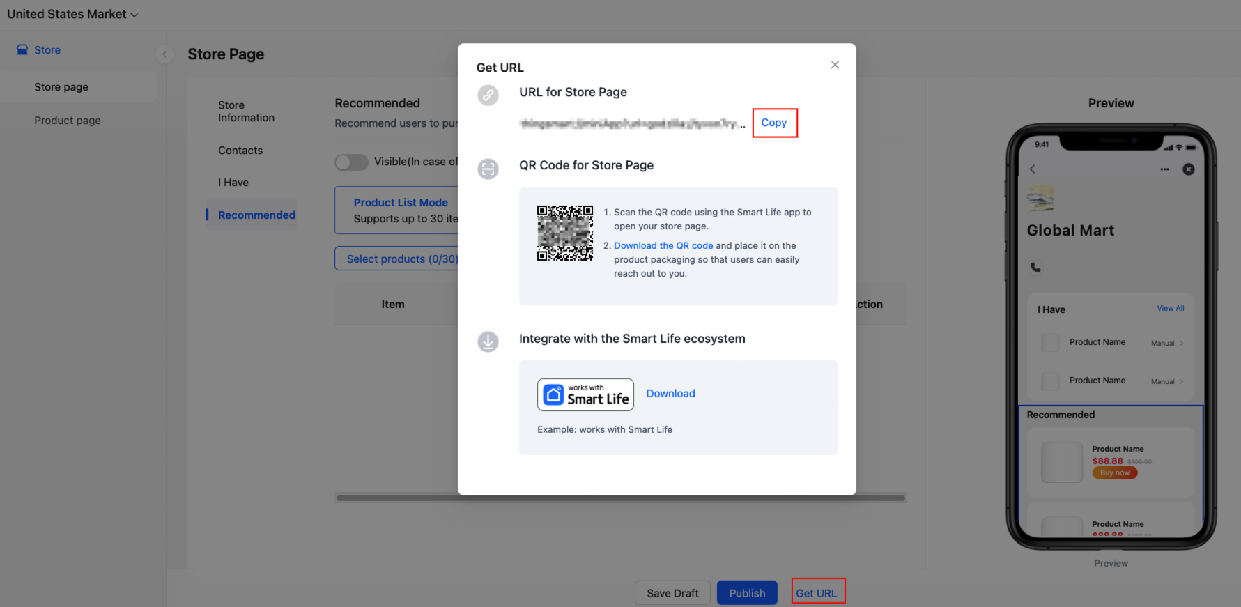 Share and Discover Stores