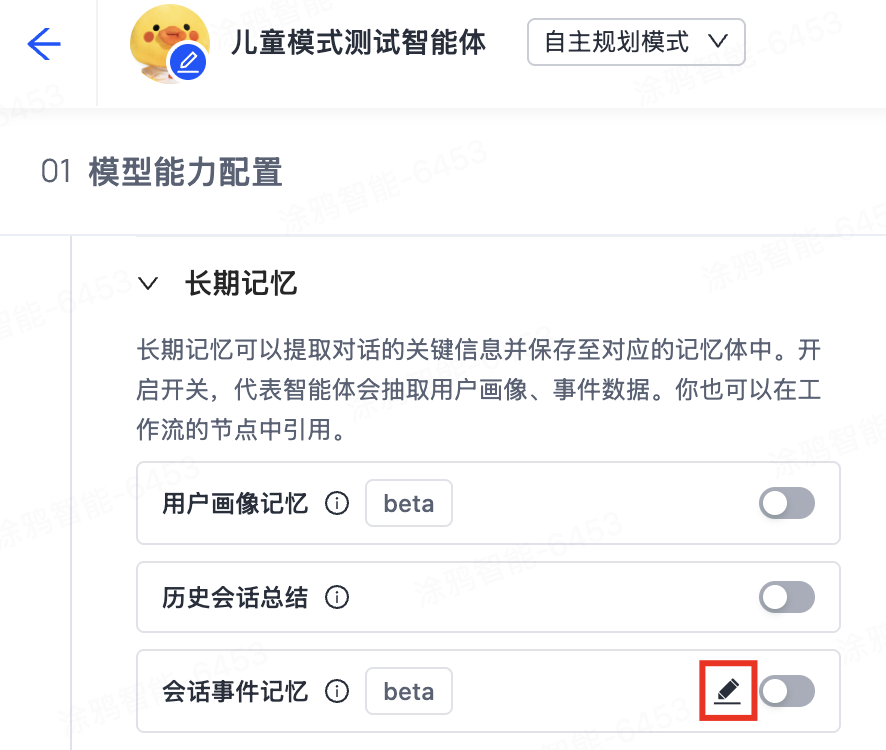 记忆规则配置说明