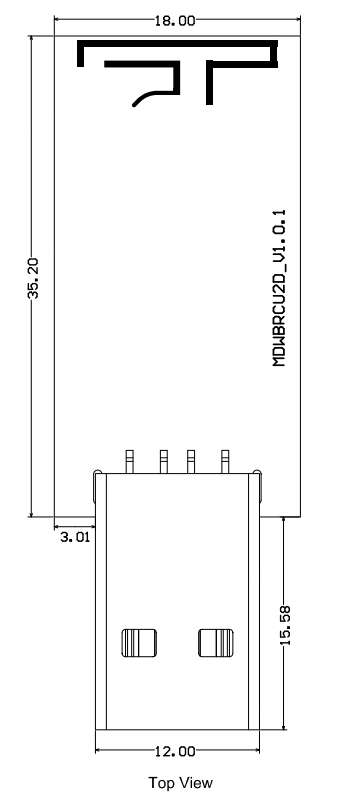 MDWBRCU2D 模组规格书