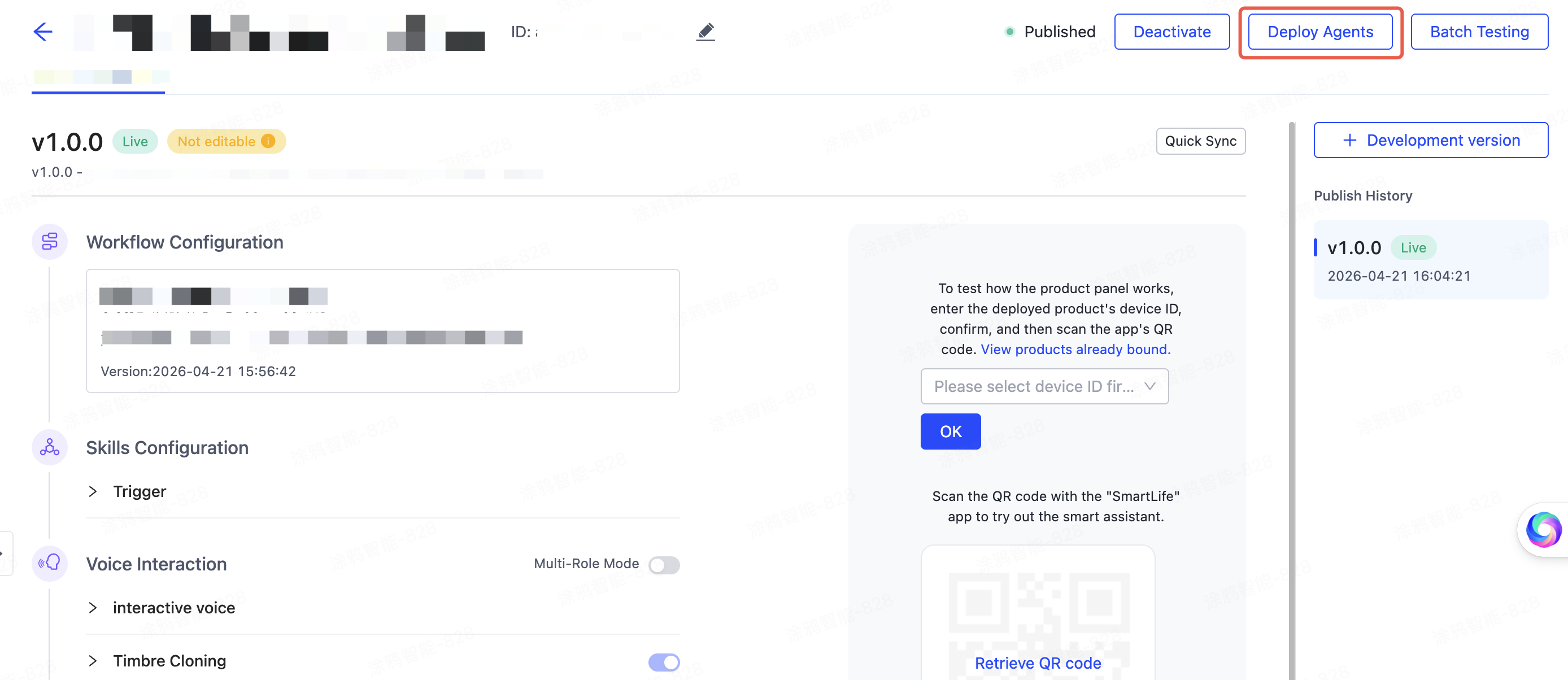 Agent Deployment and Billing