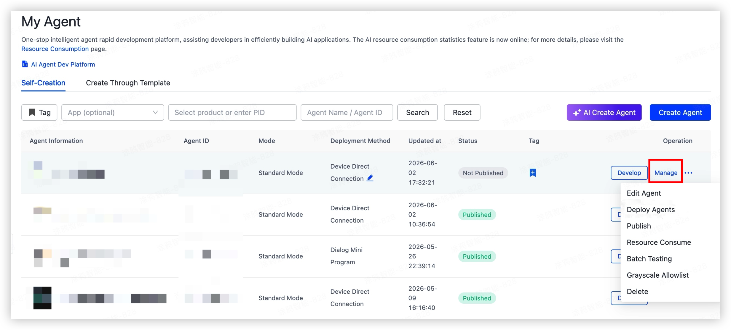 Agent Deployment and Billing
