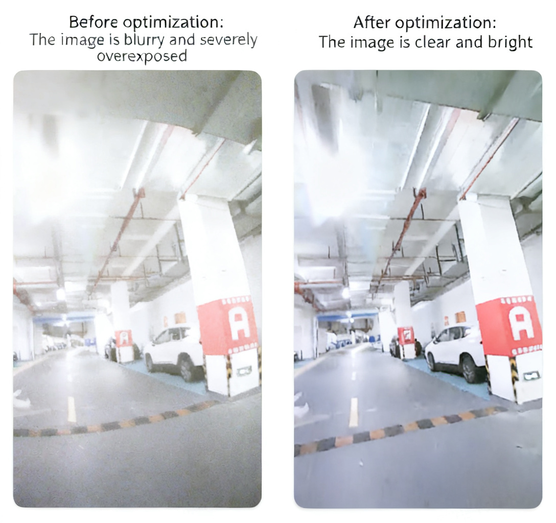 On-App AI Image Enhancement: ResUNet Denoising + Low-Light Enhancement + Distortion Correction On-Device Processing