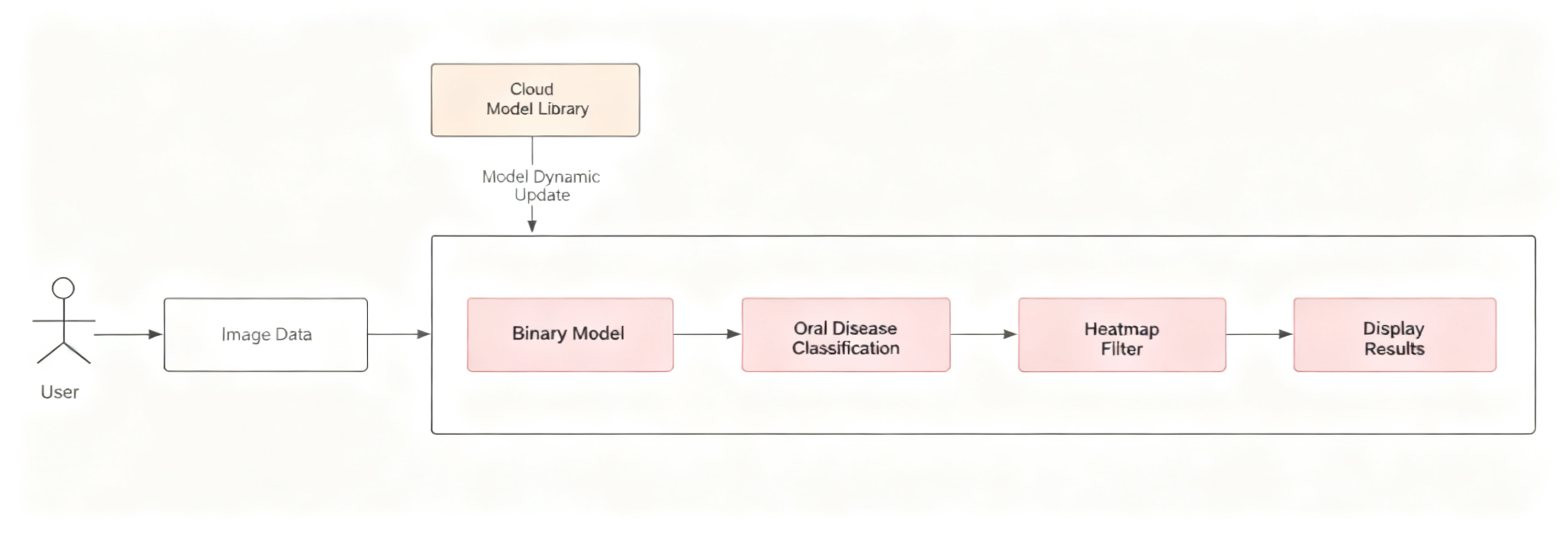 On-App AI Oral Detection: Multi-Level Classification Model + Heatmap Generation for On-Device Medical Imaging