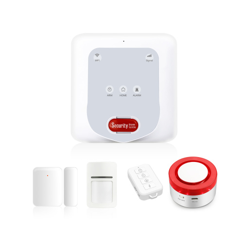 Tuya Smart Gateway Alarm Kit Wi-Fi + GSM + Zigbee Solution