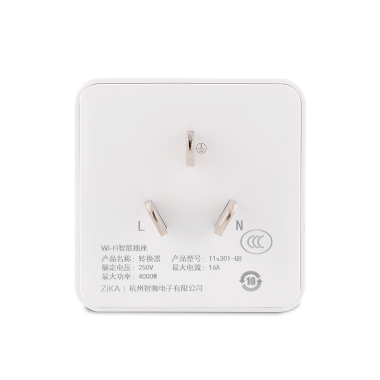 Chinese Standard 16A Wi-Fi Socket With Power Metering