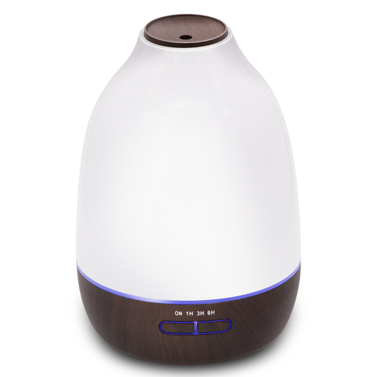 Ultrasonic Mist Humidifier Electric White 500Ml Home Aroma Essential Oil Diffuser